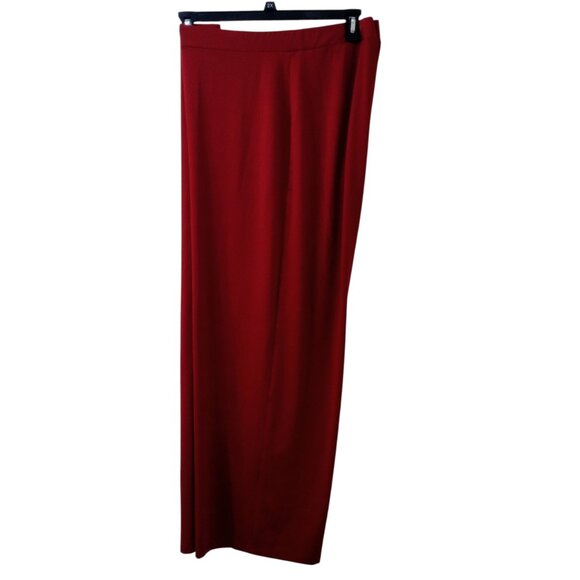 Iman: 3-Piece Red-Black Floral Pant Set, Size 2X (Duster, Tank & Pull-On Pants) - Picture 2 of 14